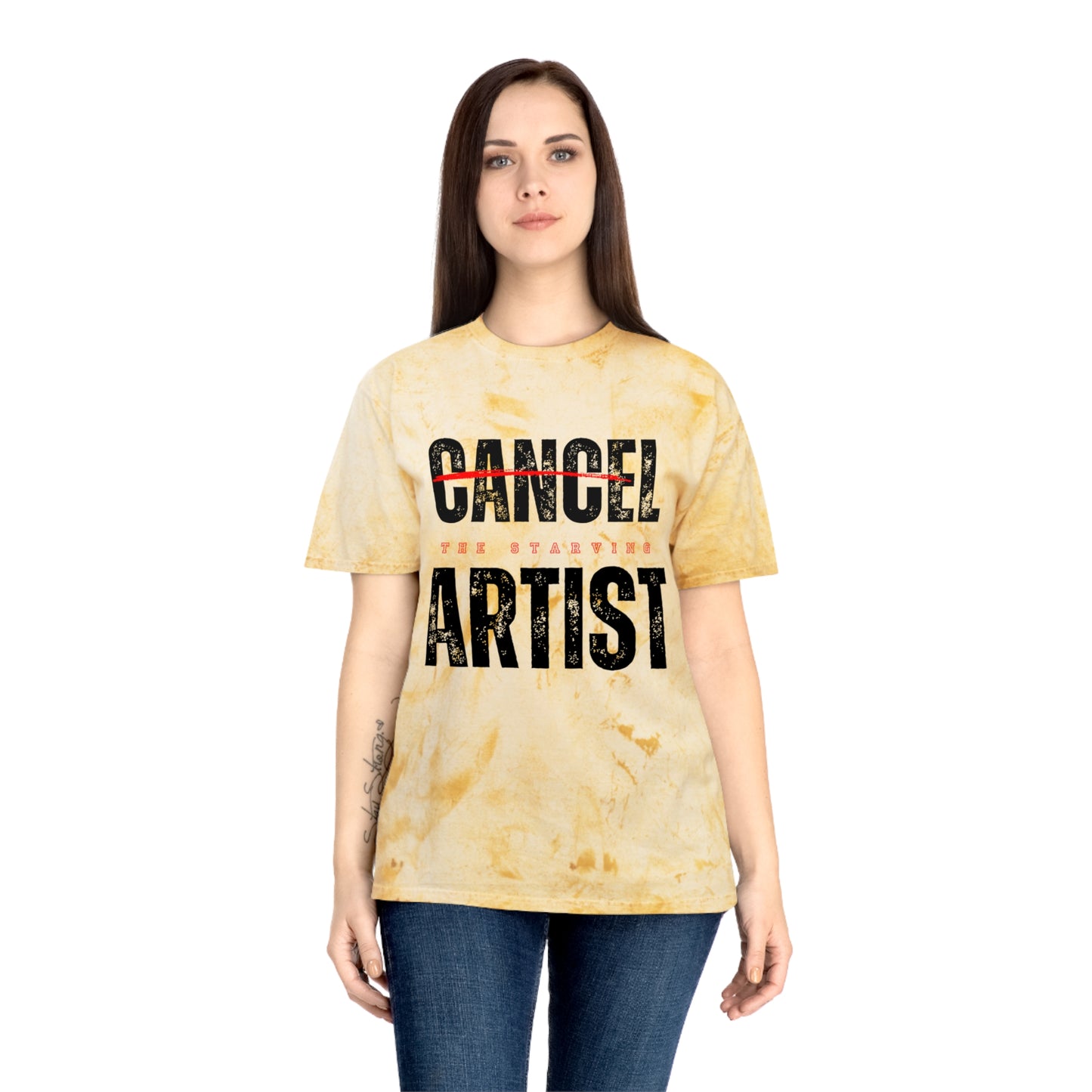 #CancelTheStarvingArtist Unisex Color Blast T-Shirt