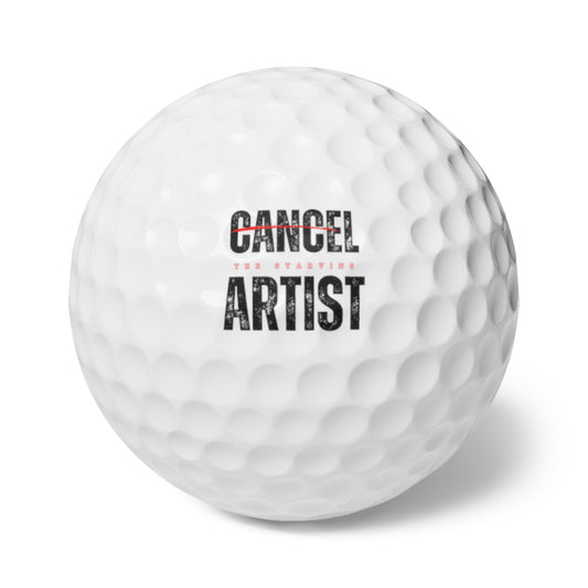 Cancel the Starving Artist Golf Ball Set